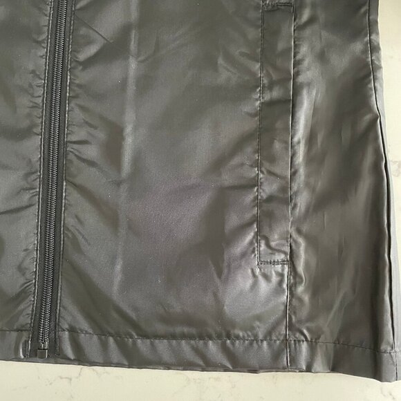 Elevate W Darien Lightweight Full Zip Windbreaker Jacket w Hood Black Sz XS NWT - Picture 5 of 14